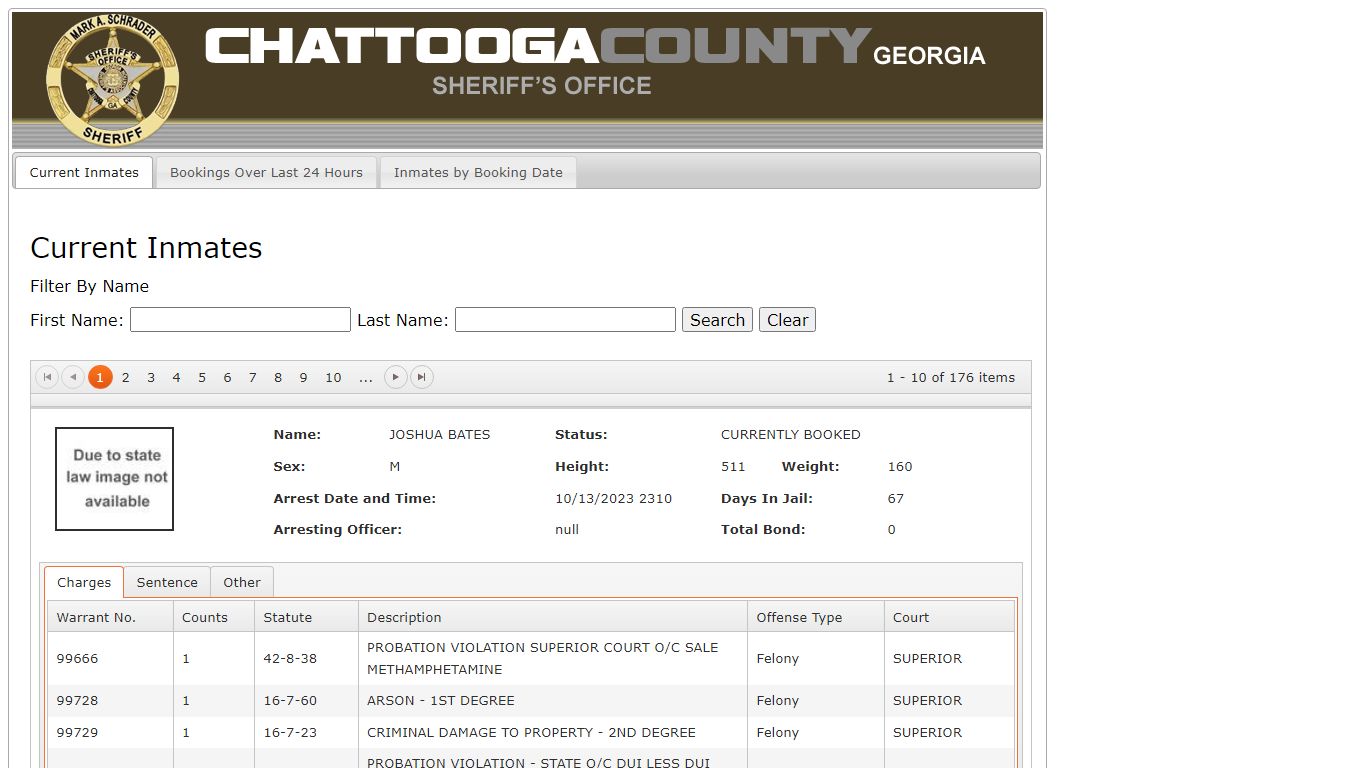 Inmate Information